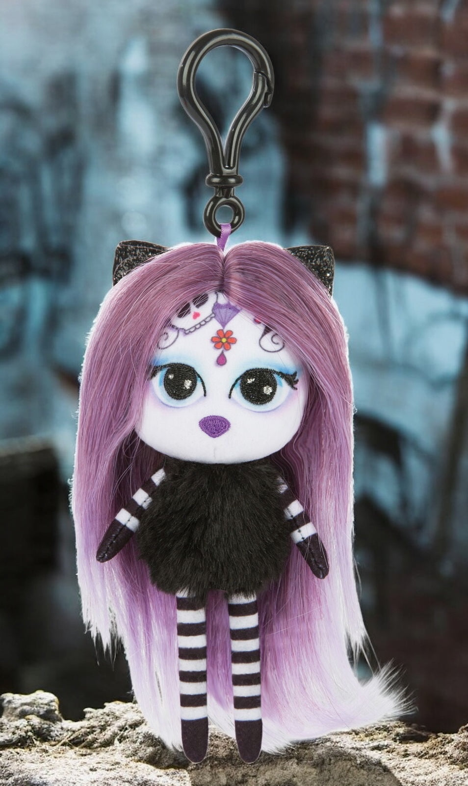 Nici Pixidoos Schlüsselanhänger Sunli Plüsch bunt kawaii von fks-design