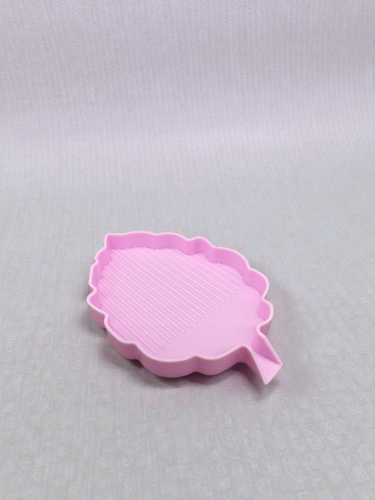 Diamond Painting rosa Blatt Schiffchen!
