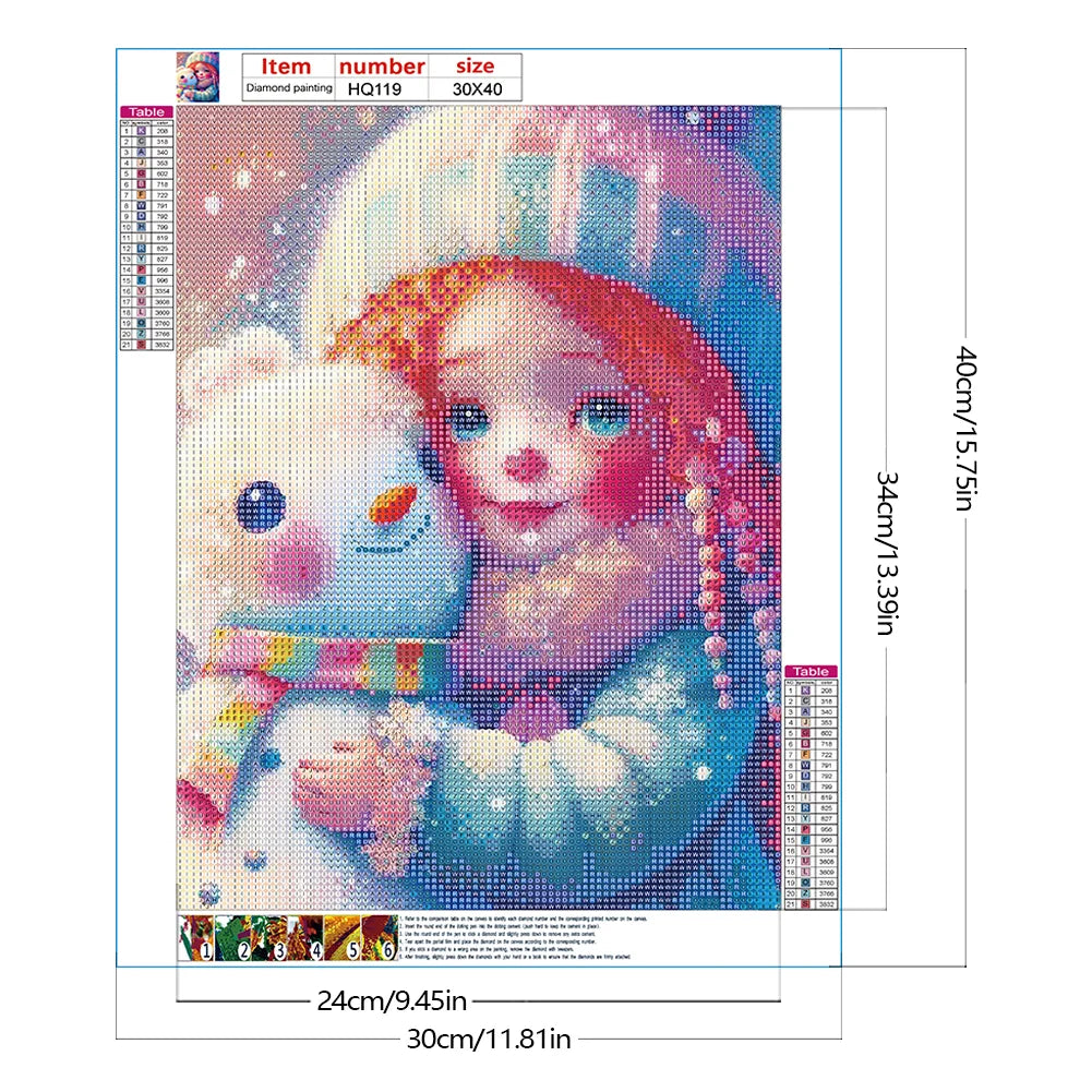 Diamond Painting Kit "Kuschelzeit"! 30 x 40 cm!