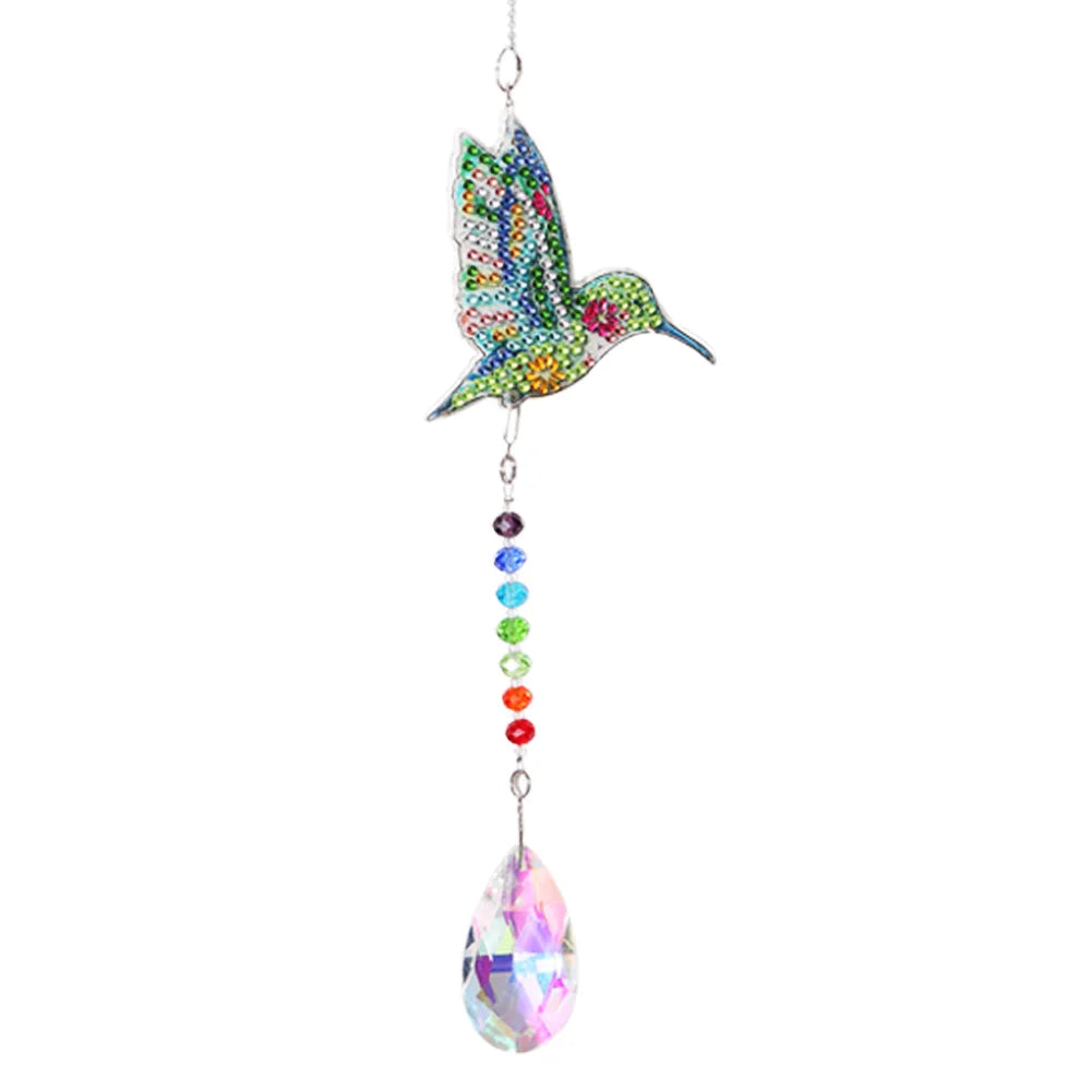 Diamond Painting Lightcatcher / Lichtfänger Kit " Kolibri "!