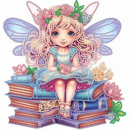 Diamond Painting Kit " Strass Buch Fee "! 30 x 30 cm!