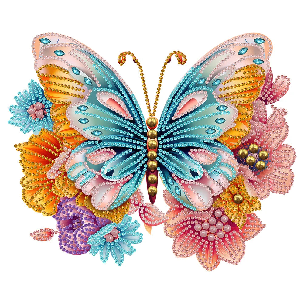 Diamond Painting Kit " Strass Schmetterling "! 30 x 30 cm!