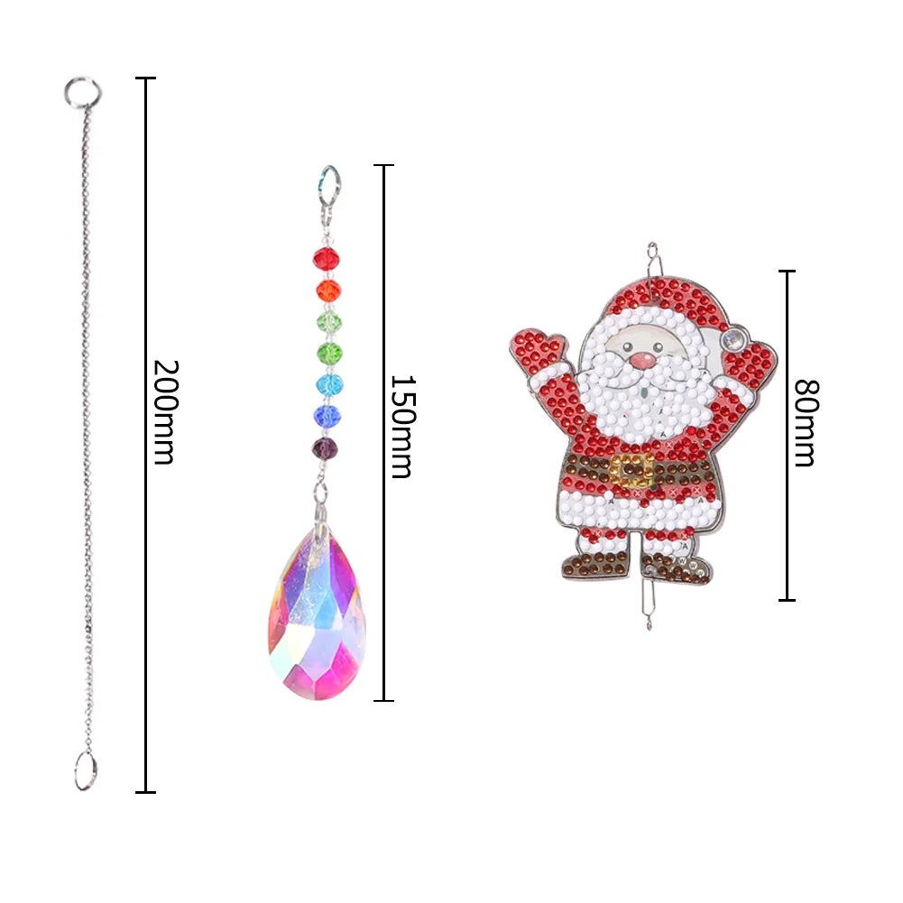 Diamond Painting Lightcatcher / Lichtfänger Kit " Weihnachtsmann "!