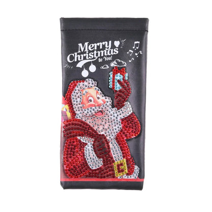 Diamond Painting Kit Brillen Etui " Weihnachtsmann "!