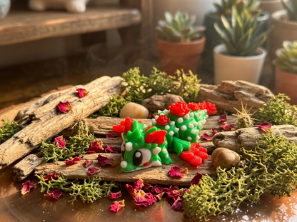 Mini Flexi Blumen Kaktus Drache Detailansicht bewegliche Glieder 3D-Druck Fidget Toy - fks-design
