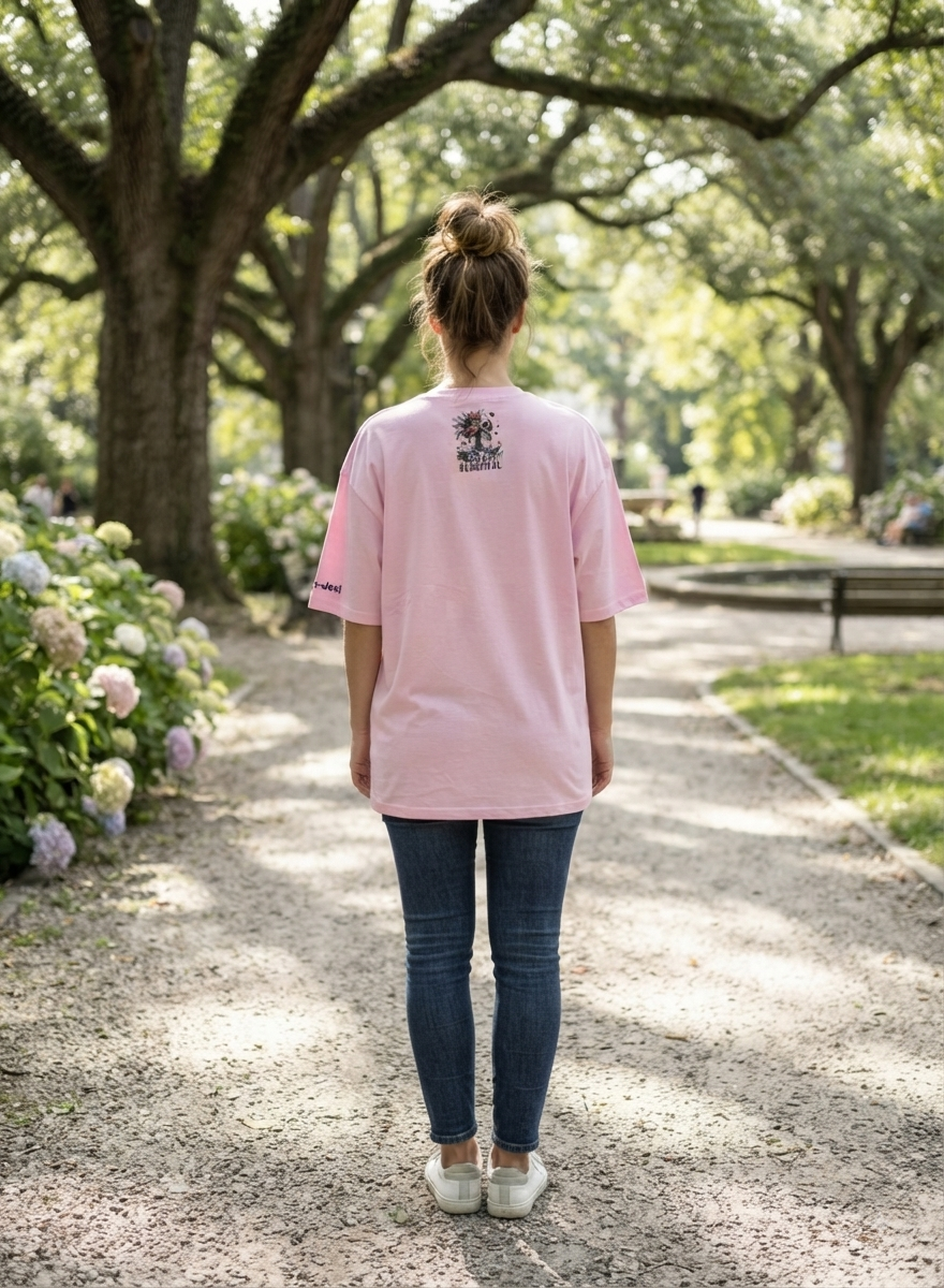 Unisex T-Shirt Into the Library Detailansicht von fks-design
