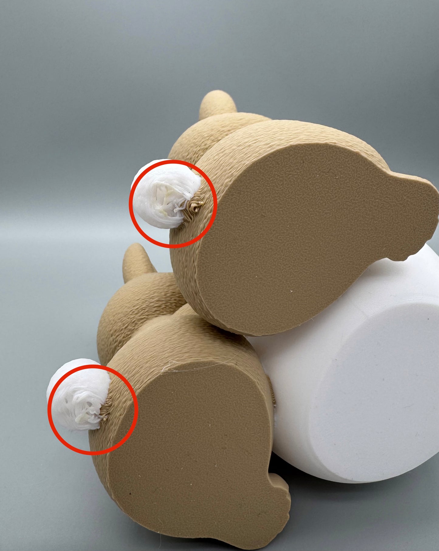 B-Ware Druckfehler Detail Hasen-Pärchen, reduzierter Preis 3D-Druck von fks-design
