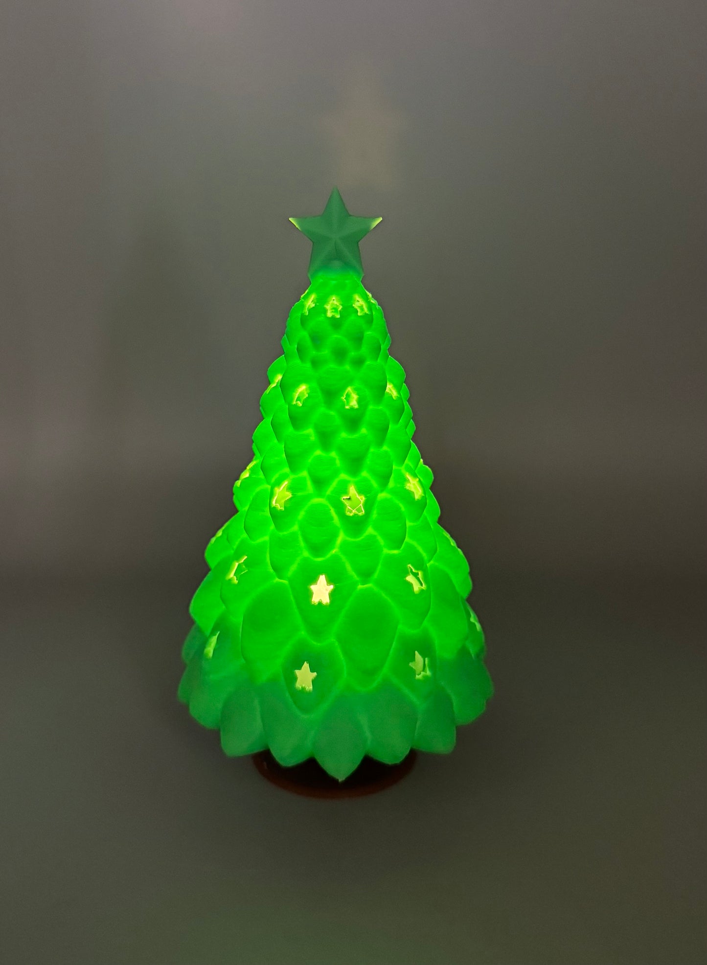 LED Teelichthalter  " Weihnachtsbaum grün " 3D Druck!