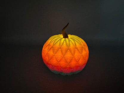 Kürbis LED Teelichthalter 3D Druck - Herbst Dekoration - fks-design
