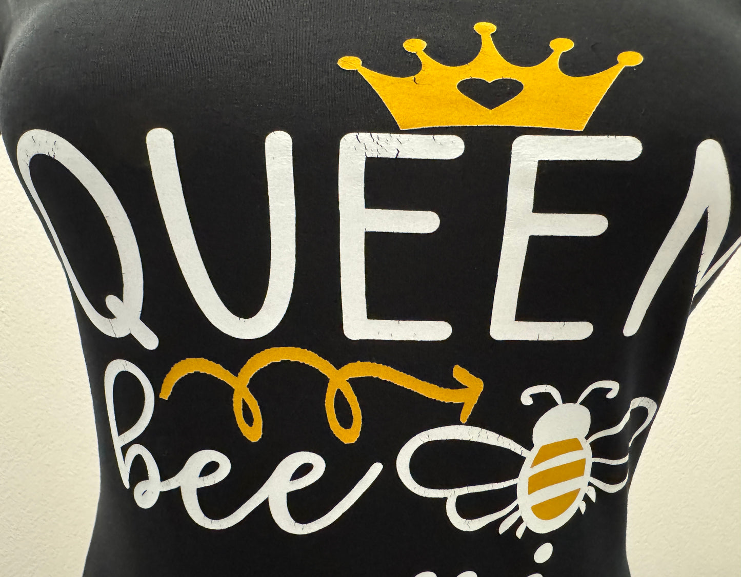 !B - WARE! Damen Shirt " Queen Bee "! Gr. L!