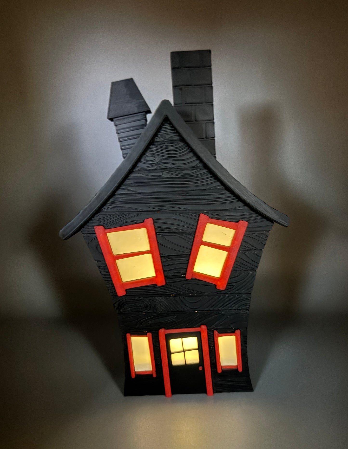 3D Druck! LED Teelichthalter " Spukhaus "!