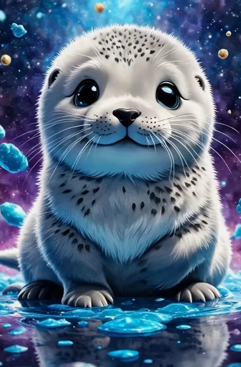 Diamond Painting Kit " Seelöwe "! 30 x 40 cm!