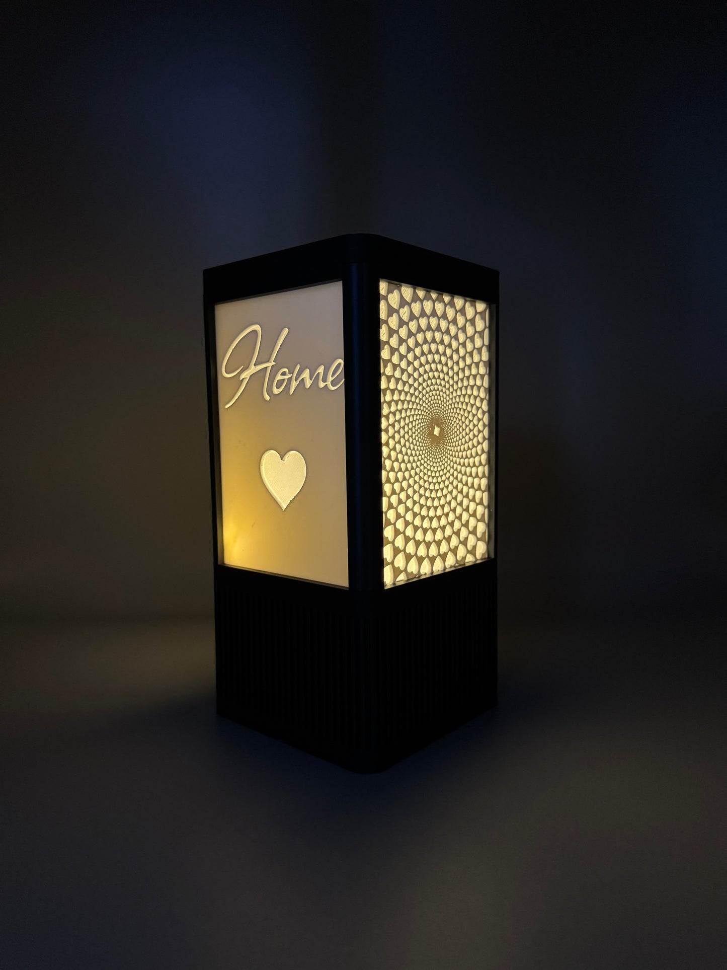 LED Stimmungslampe Schwarz-Weiß fks-design - Ambiente-Beleuchtung im Raum
