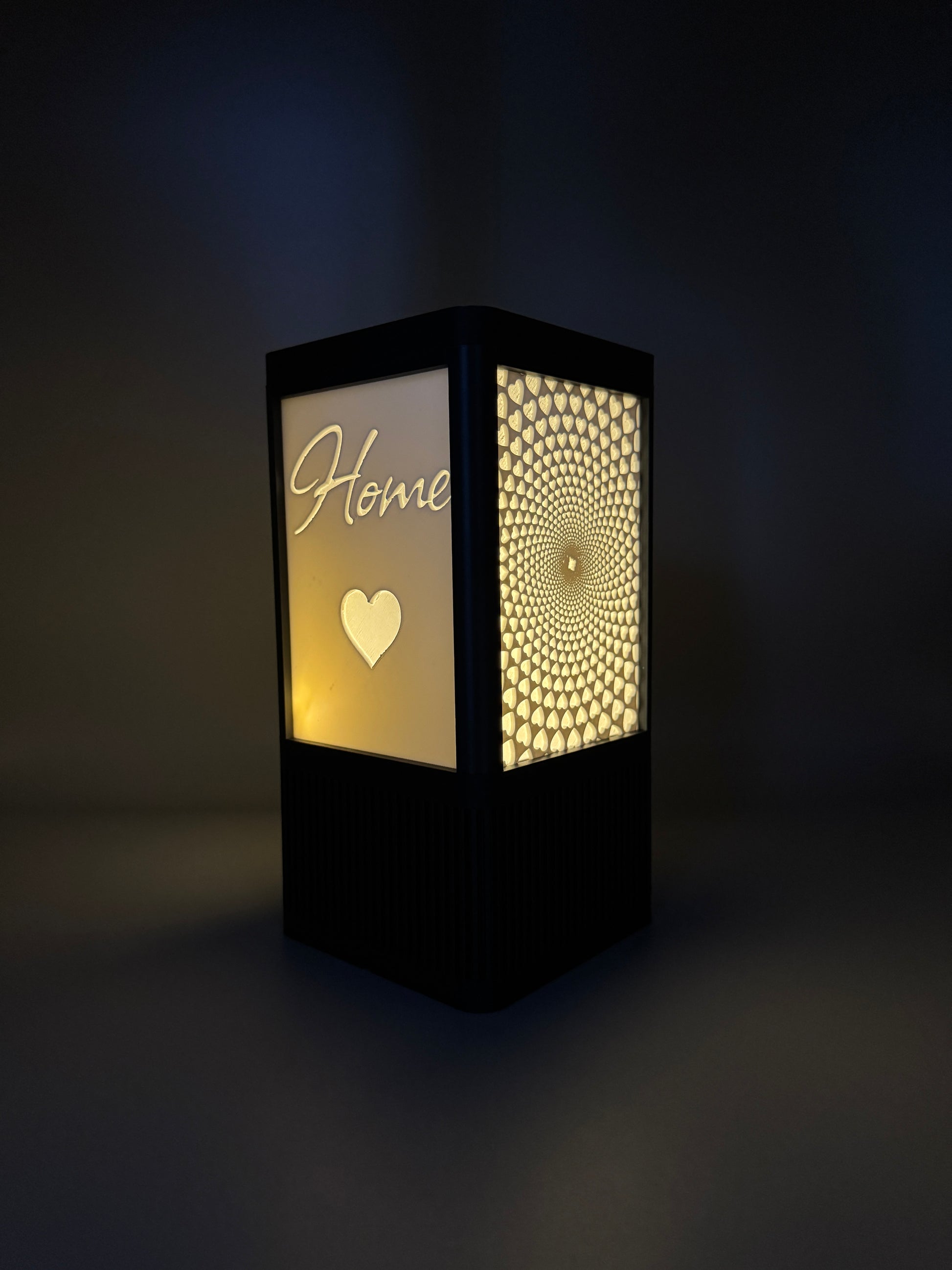 LED Stimmungslampe Schwarz-Weiß fks-design - Ambiente-Beleuchtung im Raum
