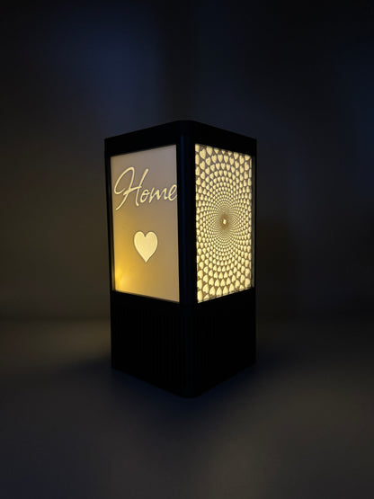 LED Stimmungslampe Schwarz-Weiß fks-design - Ambiente-Beleuchtung im Raum
