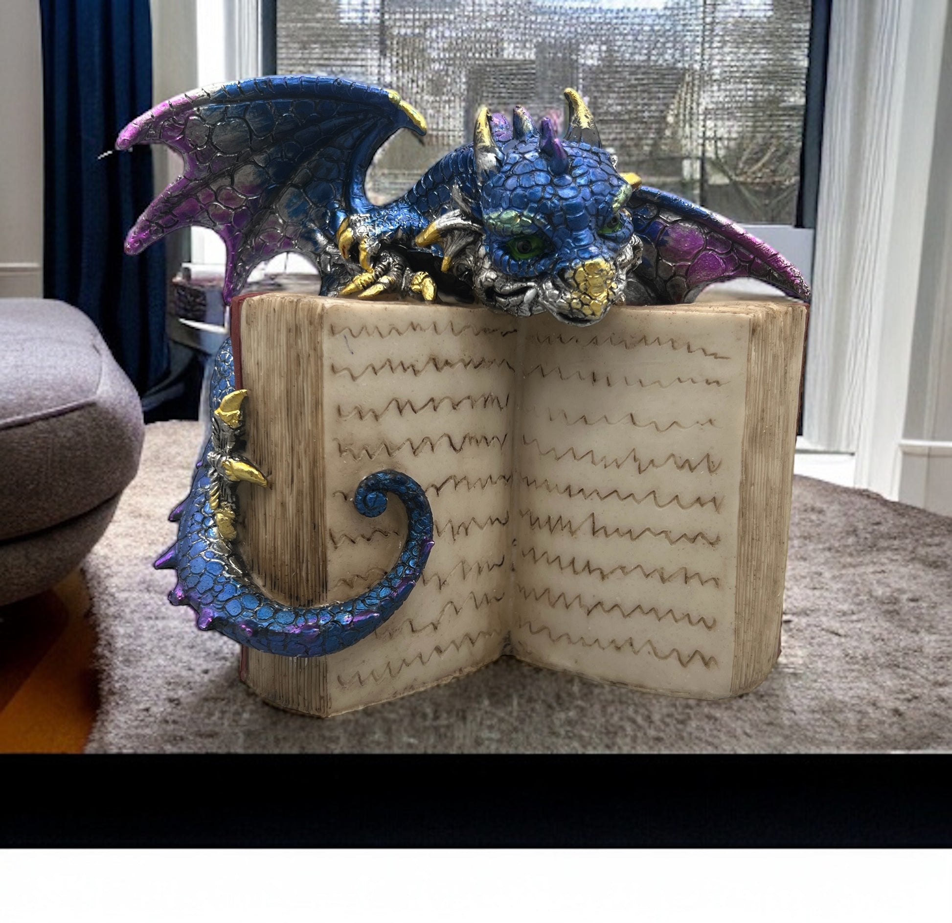 Puckator Elements Buchdrache - Fantasy Dekoration Figur - fks-design