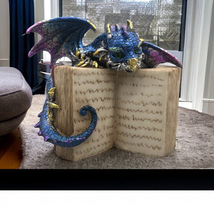Puckator Elements Buchdrache - Fantasy Dekoration Figur - fks-design