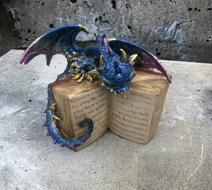 Puckator Buchdrache - Skulptur detailreich Geschenkidee - fks-design