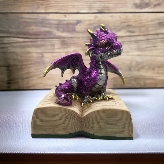 Puckator Elements Buchdrache - Fantasy Dekoration Figur - fks-design