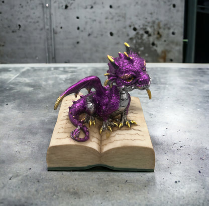 Puckator Buchdrache - Skulptur detailreich Geschenkidee - fks-design
