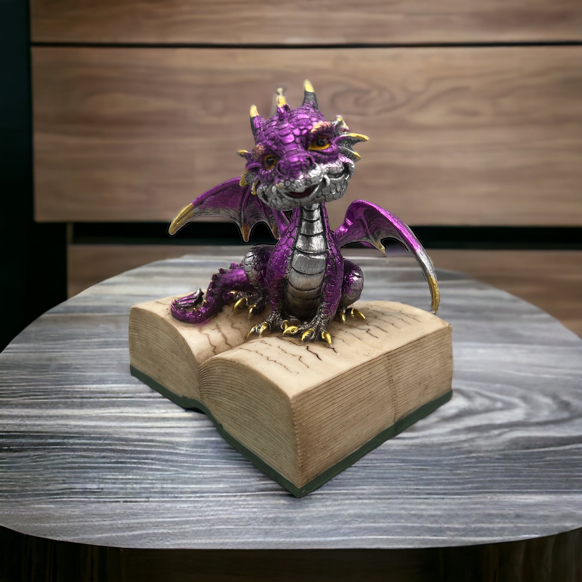 Puckator Buchdrache - Skulptur detailreich Geschenkidee - fks-design