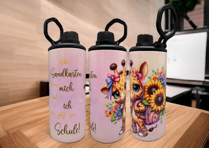 Edelstahl Thermo Trinkflasche Der Sandkasten kann mich mal 450ml isoliert - fks-design
