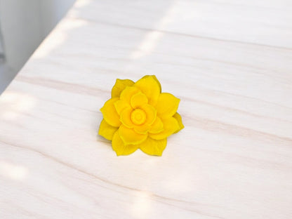 3D Druck Diamond Painting Coverminder Blüte – Farbe Gelb von fks-design
