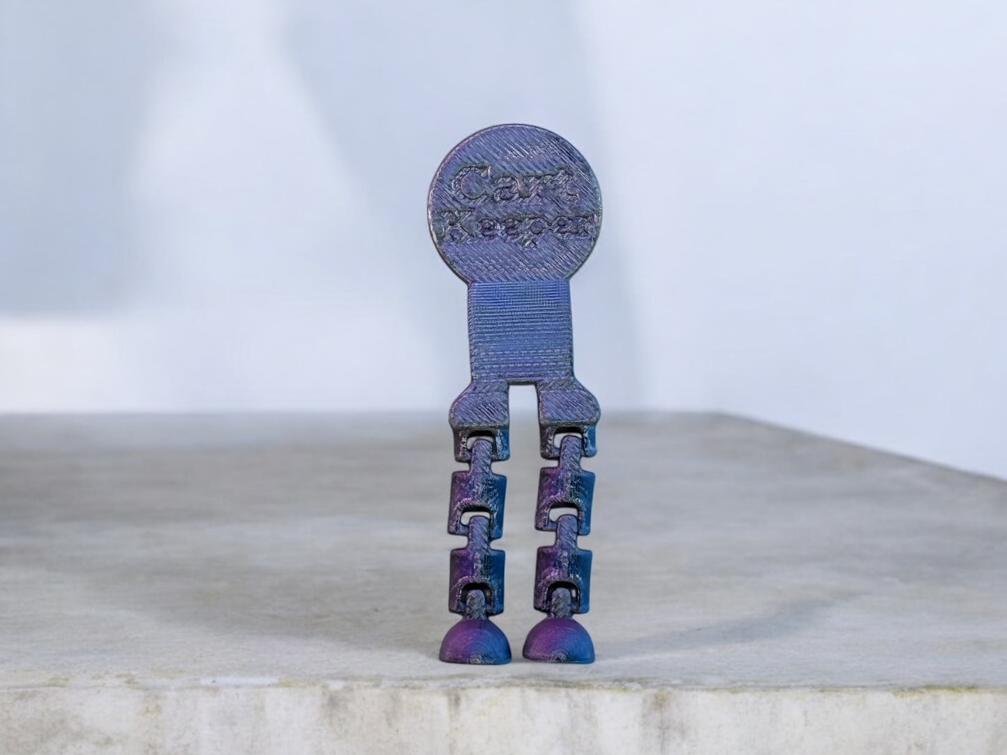 Beweglicher Wagenlöser 3D Druck – Farbe Blau, Einkaufswagenchip von fks-design
