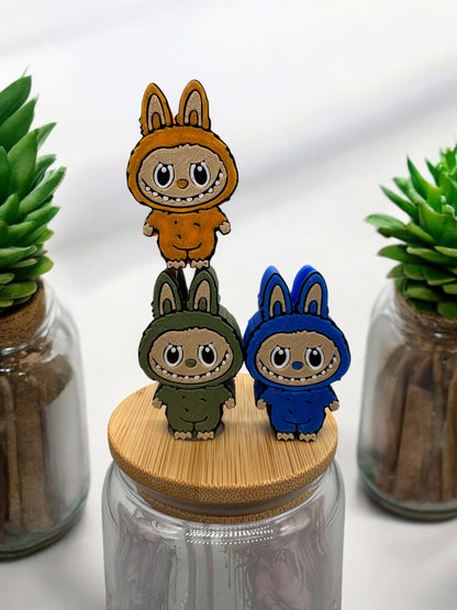 3D Druck Trinkhalm Topper Süße Monster - Strohhalm Deko PLA - fks-design
