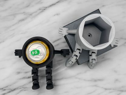 3D Druck Dosenhalter " Werkzeug " mit beweglichen Beinen!