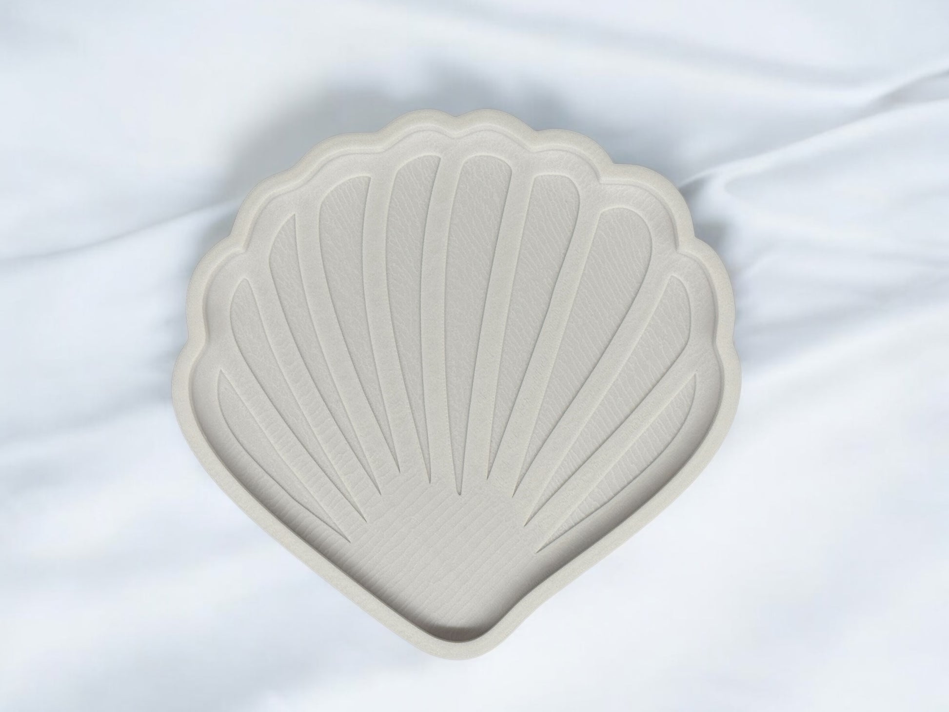 3D-Druck Muschelteller Weiß von fks-design - Küstenfeeling maritime Dekoration
