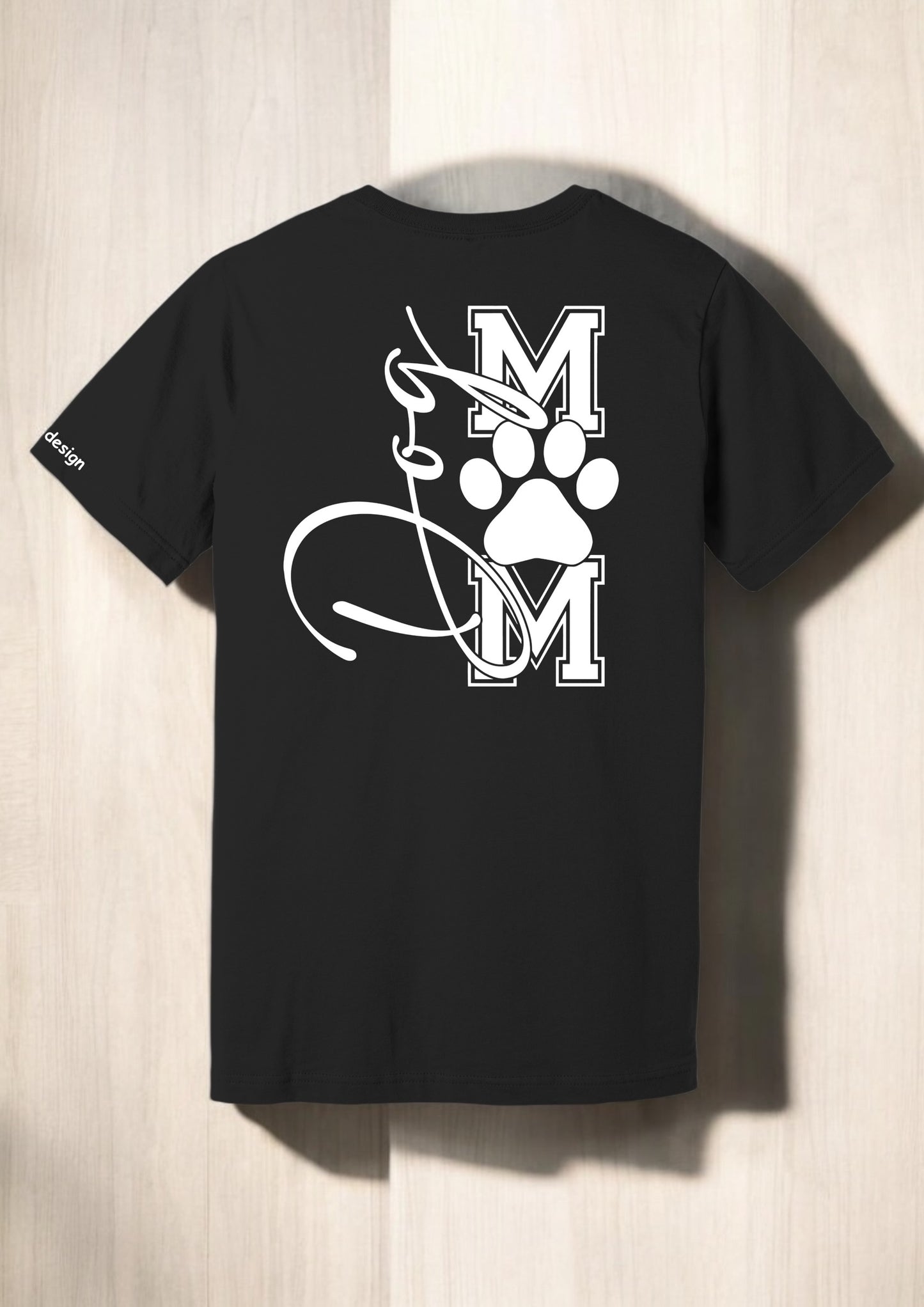 Unisex T-Shirt Dog Mom süßes Hunde Mama Motiv-Shirt Rückseite von fks-design
