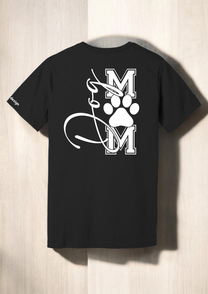 Unisex T-Shirt Dog Mom süßes Hunde Mama Motiv-Shirt Rückseite von fks-design
