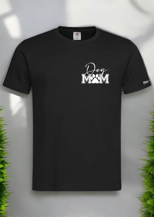 Unisex T-Shirt Dog Mom süßes Hunde Mama Motiv-Shirt Vorderseite von fks-design
