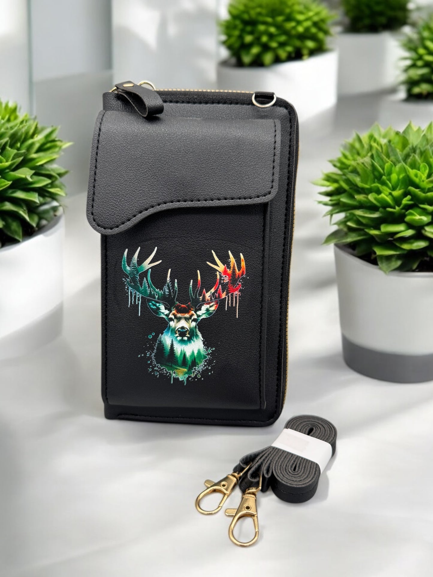 Crossbody - Handy - Tasche " Hirsch "