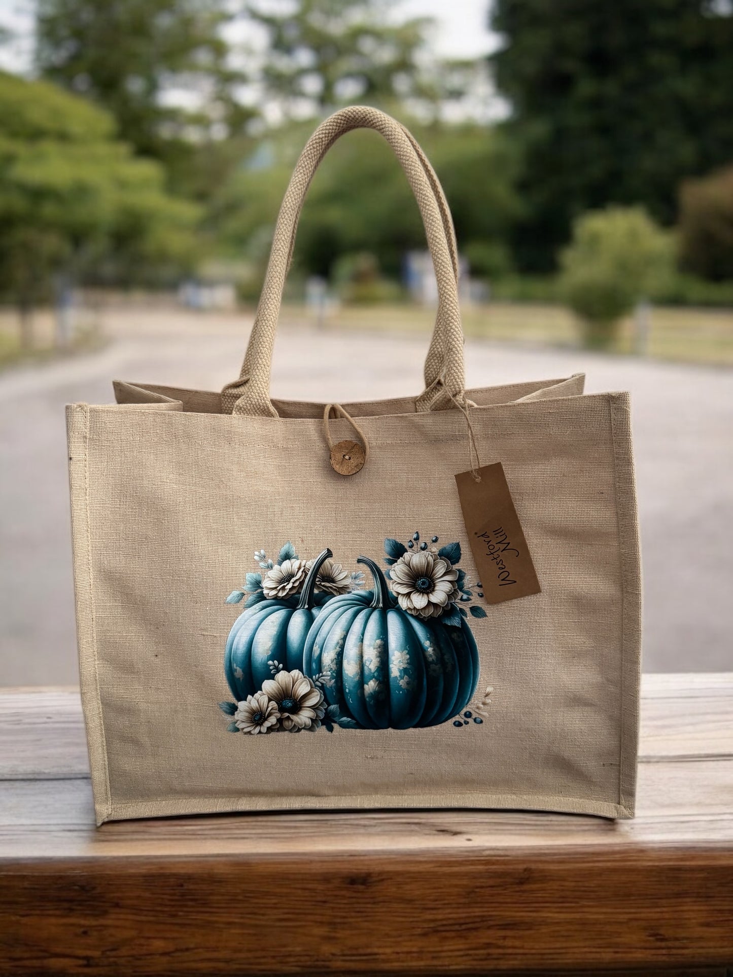Westford Mill Juco Shopper " Blauer Kürbis Boho 2 "!