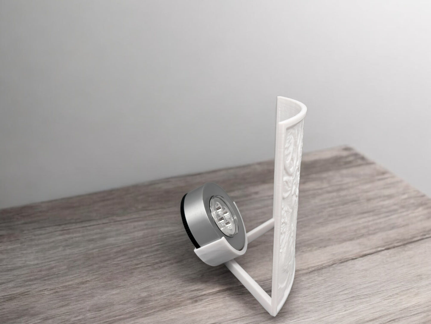3D Druck Litophan Lampe " Weihnachtsmann mit Rentier und Vogel "