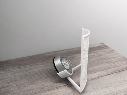 3D Druck Litophan Lampe " Weihnachtsmann mit Rentier und Vogel "