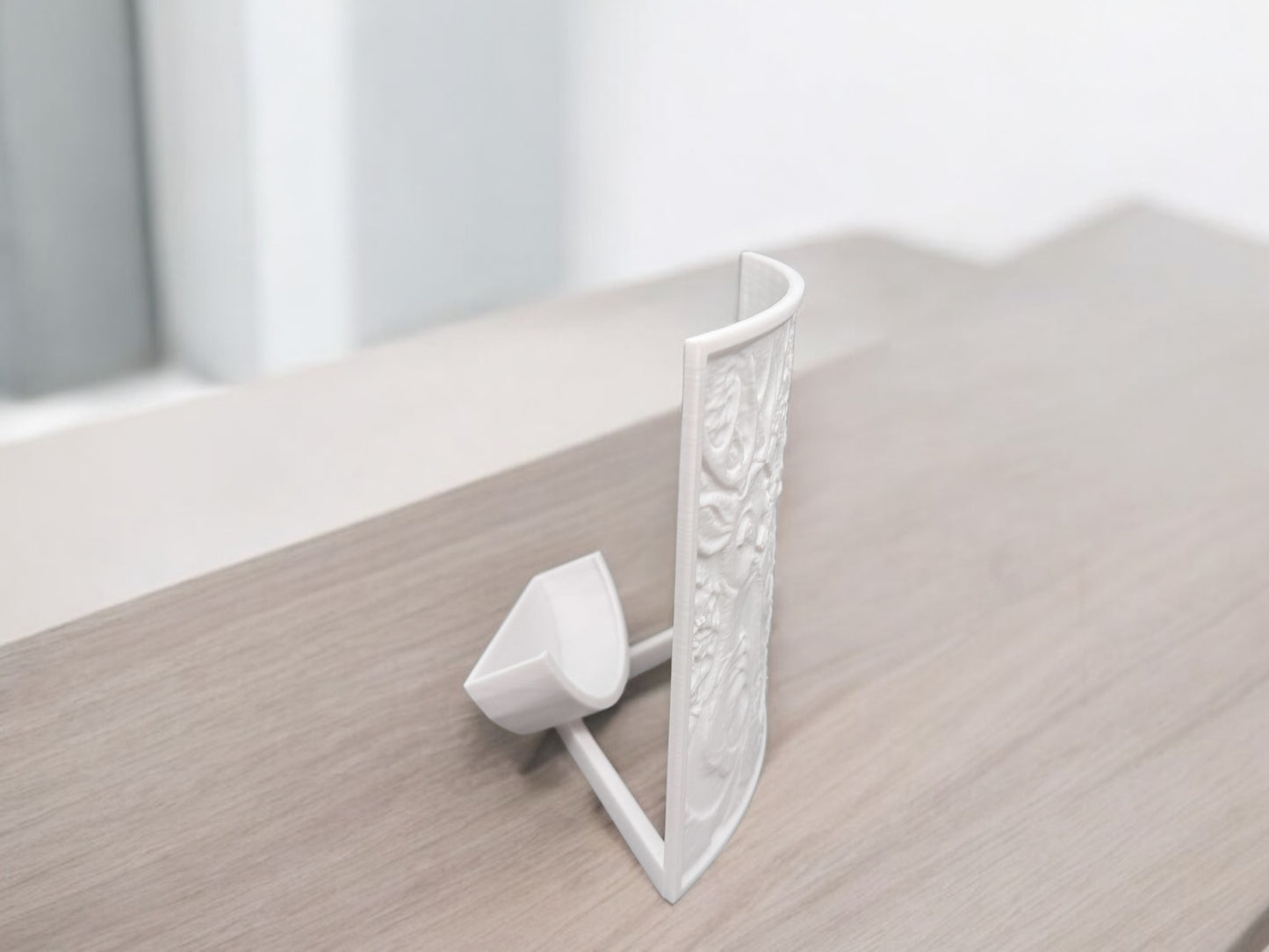3D Druck Litophan Lampe " Weihnachtsmann mit Rentier und Vogel "