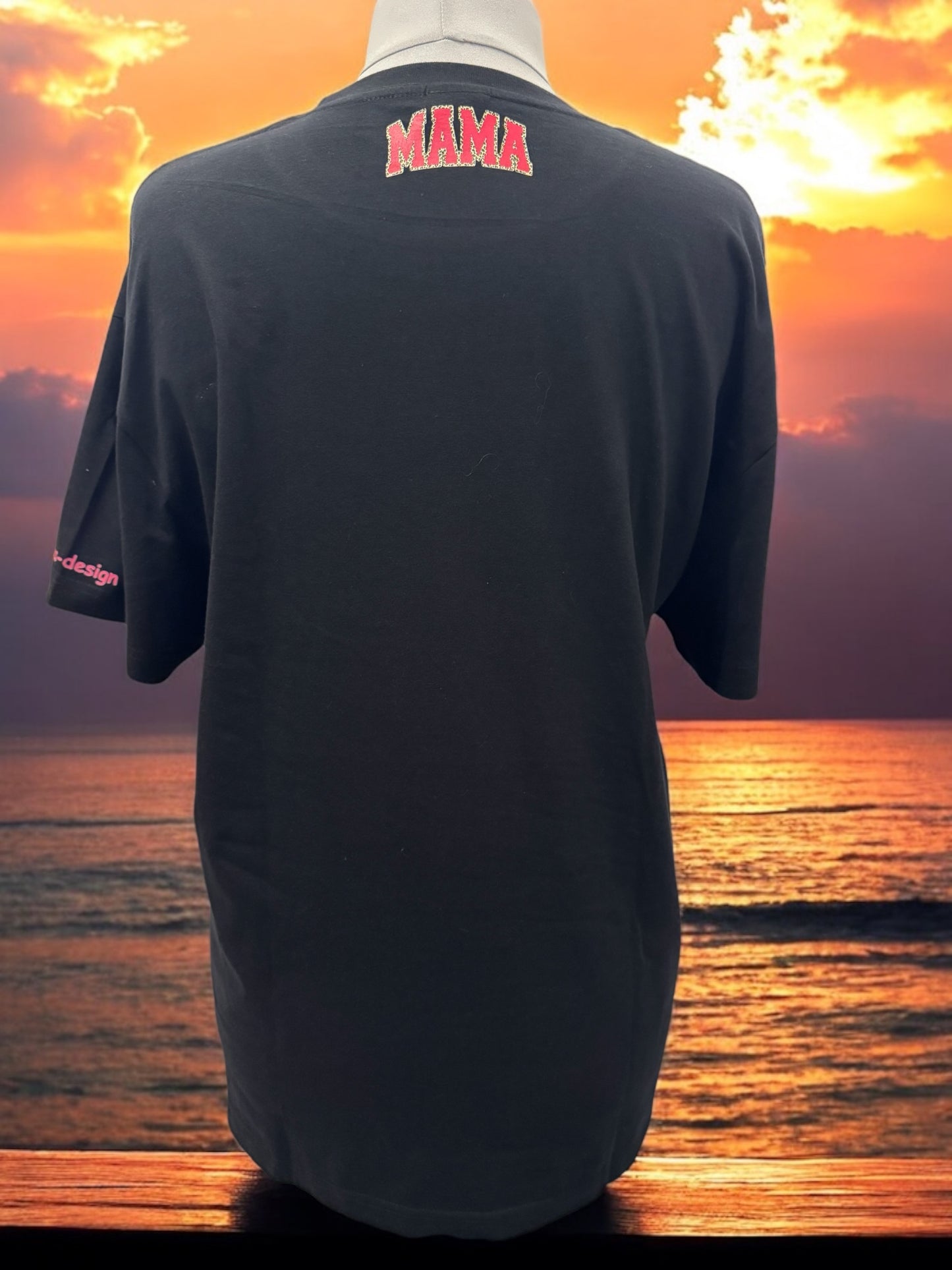 Unisex T-Shirt Mama liebevolles Motiv-Shirt Rückseite von fks-design

