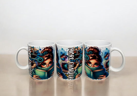 Tasse Just One More Chapter Keramiktasse für Buchliebhaber 300ml von fks-design
