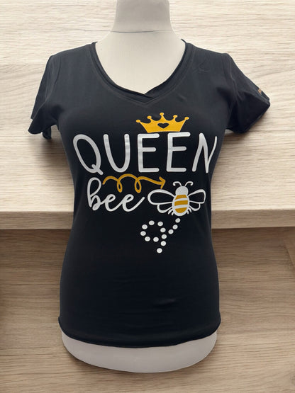 !B - WARE! Damen Shirt " Queen Bee "! Gr. L!