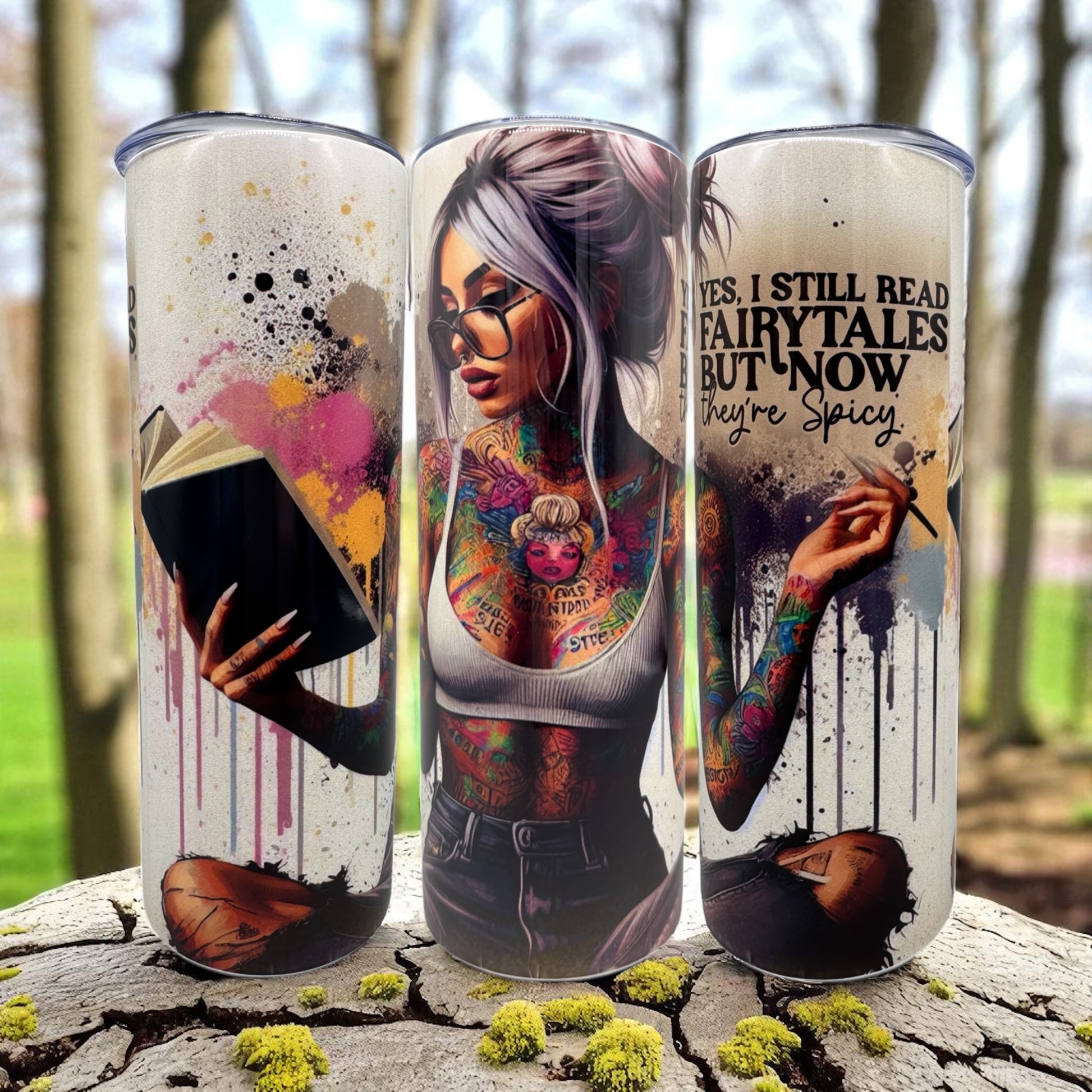 Edelstahl Tumbler Spicy Fairytale 600ml doppelwandig isolierend von fks-design

