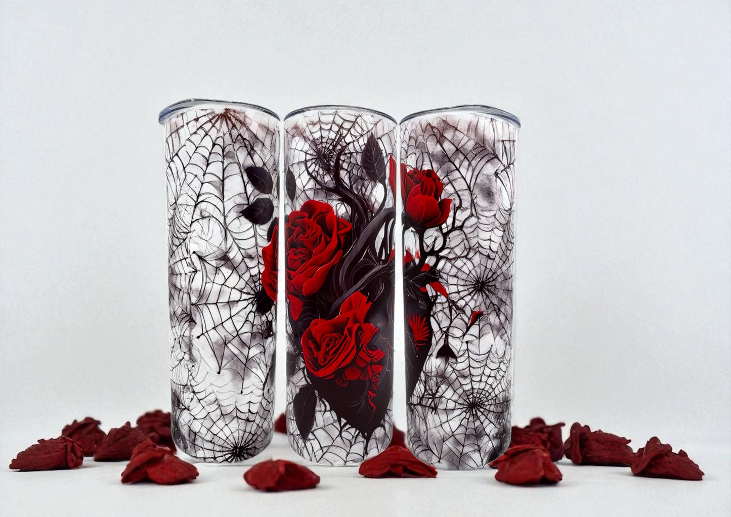 B-Ware Edelstahl Tumbler Black Heart 600ml doppelwandig isolierend von fks-design
