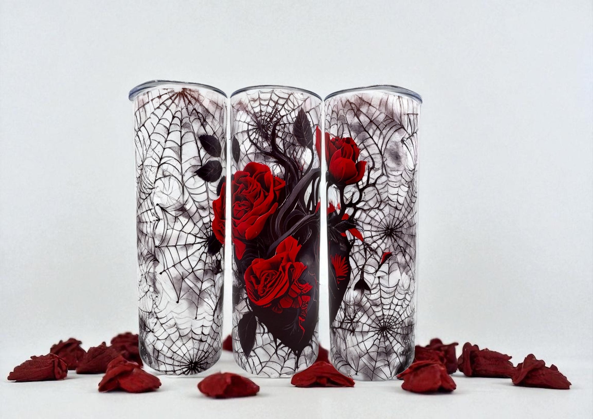B-Ware Edelstahl Tumbler Black Heart 600ml doppelwandig isolierend von fks-design
