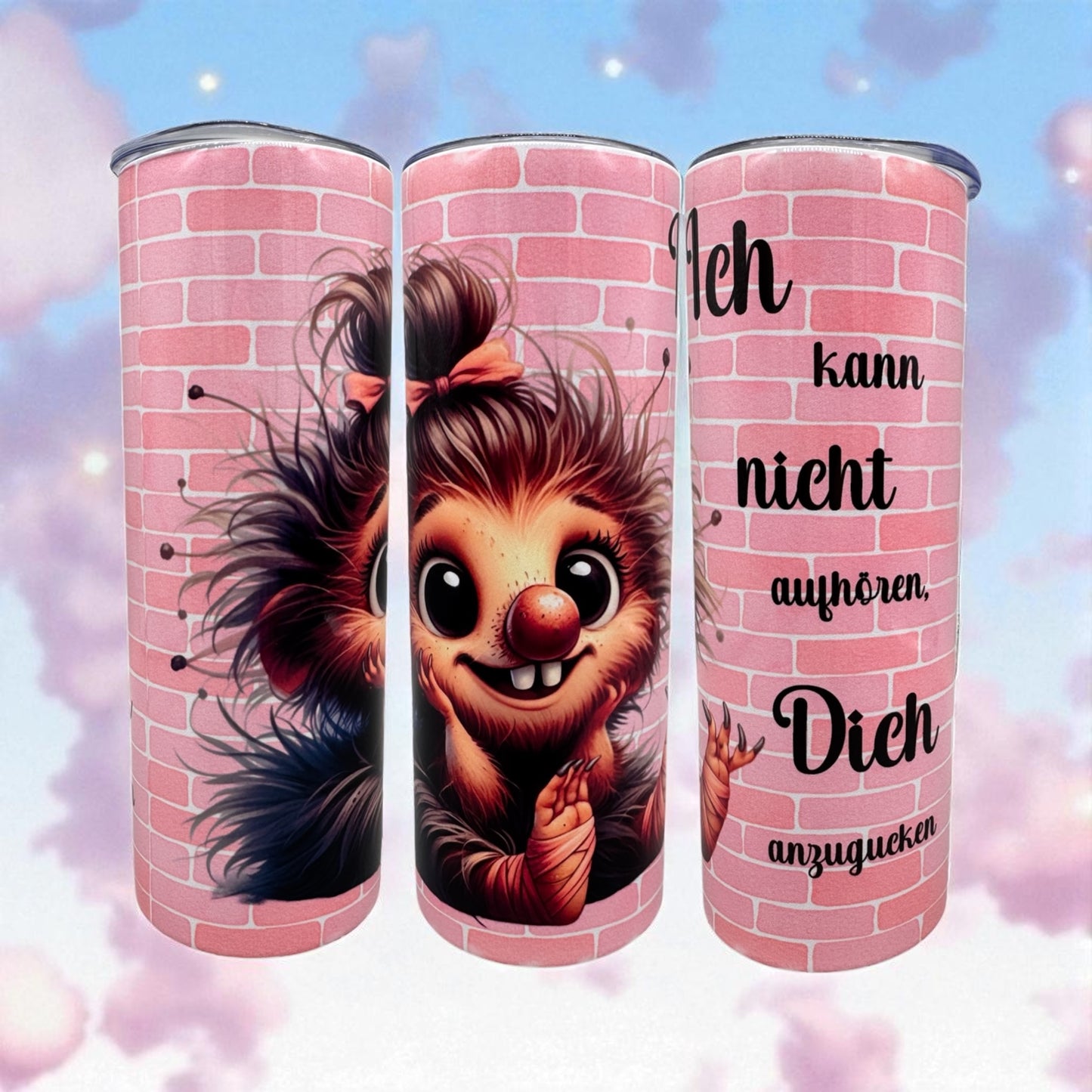 Edelstahl Tumbler " Maulwurf Leni "!