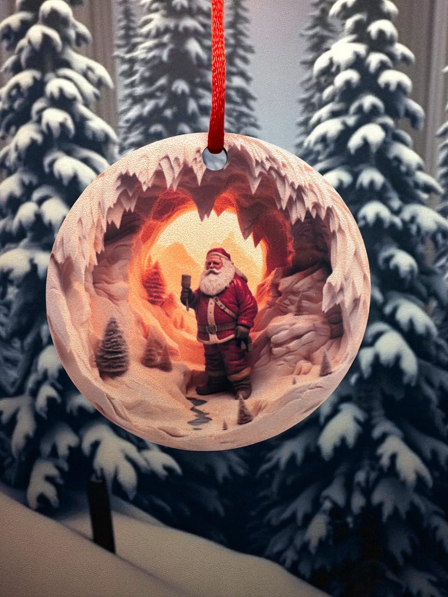 MDF Deko Anhänger " Santa "!