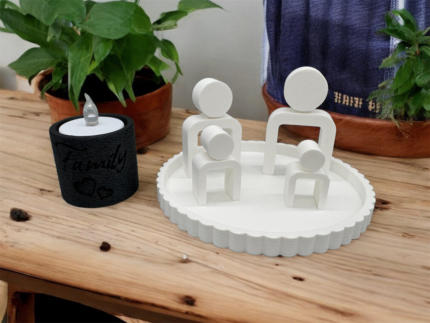 Family Deko Set 3D Druck - LED Licht Geschenk - fks-design
