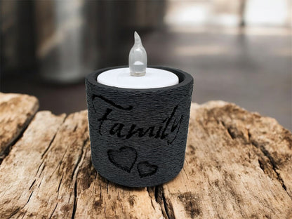 3D Druck Family Teelichthalter Set - Elegant Wohndeko - fks-design
