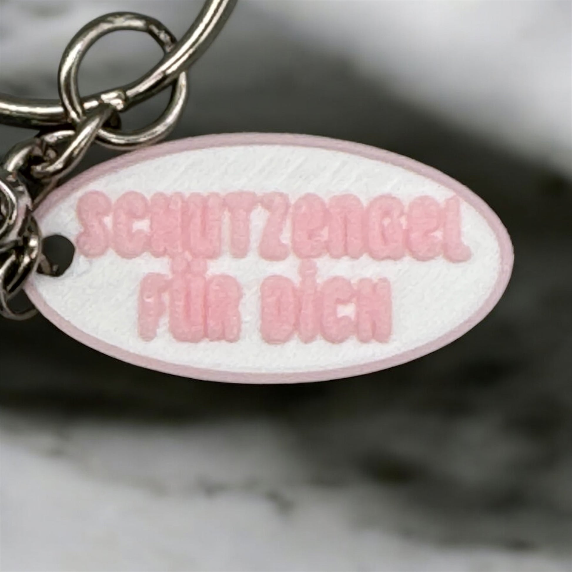 Schildchen Schutzengel für dich am 3D Druck Schlüsselanhänger von fks-design
